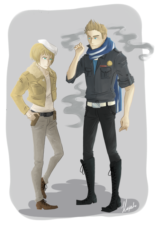 drawn-oneyebrows:I love these two