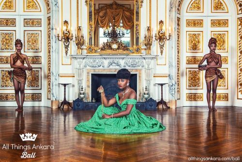 All Things Ankara Ball, 2015 campaign, “Nigerian Renaissance.” Featuring Jessica Chibueze and Jidenn