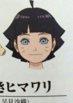 galileathunder:  Like mother, like daughter. Himawari it’s identic Hinata!. Cute smile  