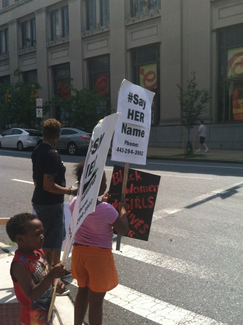 sexwithwrex: Members of the Baltimore People’s Power Assembly rally down Franklin Street for a