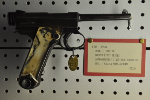 Nagoya Arsenal Japanese Type 14 semi automatic pistol with custom “sweetheart” grip