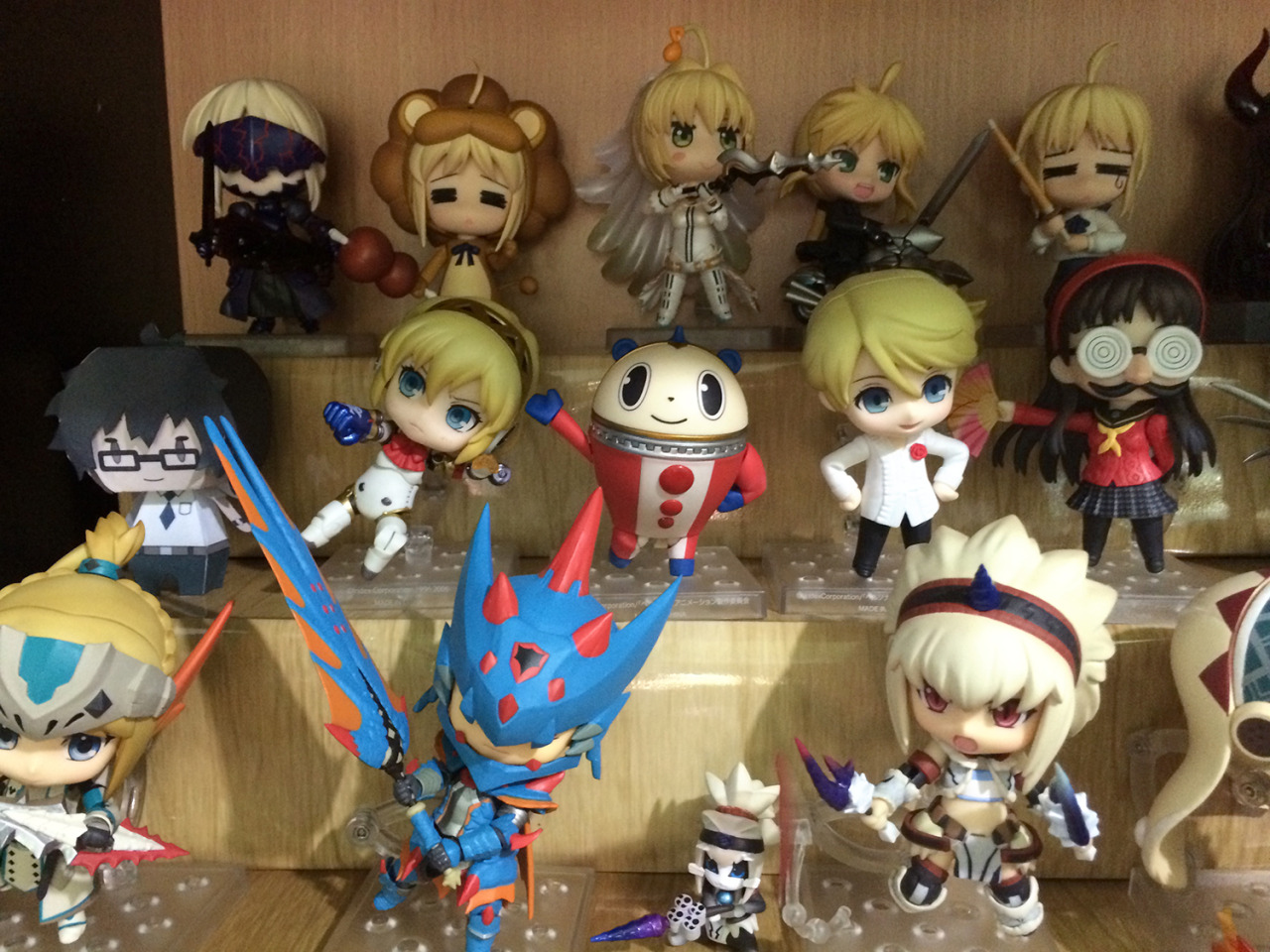 My collection :3 Nendoroid   lego   paper toy   something   something (づ｡◕‿‿◕｡)づ