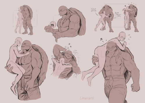 Some Random Interactions With Raphael ^^ I Was Too Lazy To Add Details To The Human Or Color These Overall