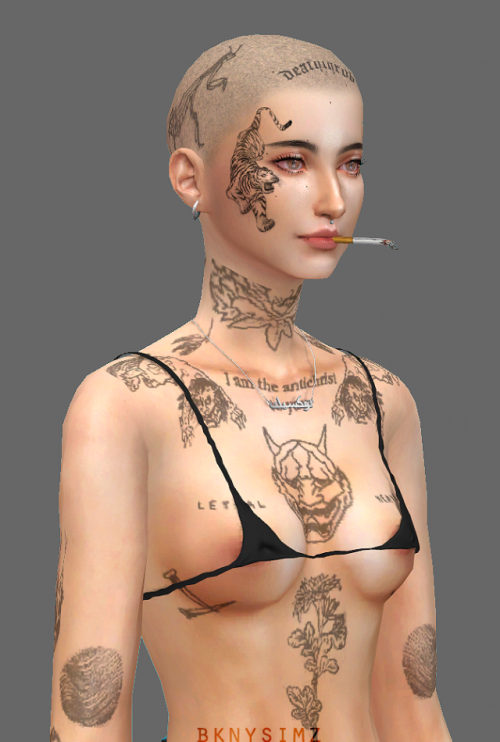 (TS4) Meicrosoft Tattoos