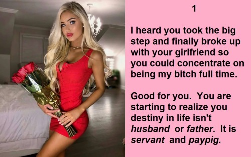 cuckoldhumiliation:  Ruining you so you’ll never be with another woman.  (Inspired in part by an anonymous request.)