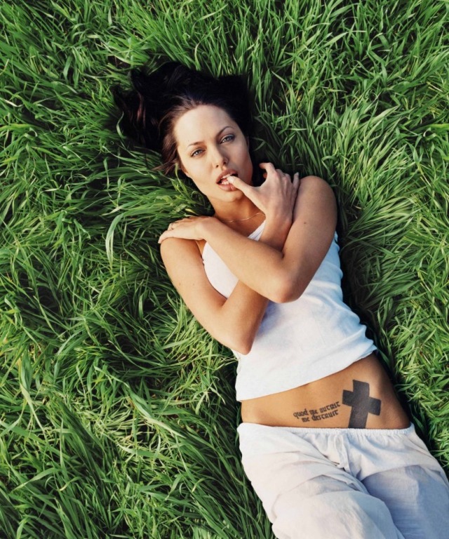 Angelina Jolie by David LaChapelle for Rolling Stone (2001)