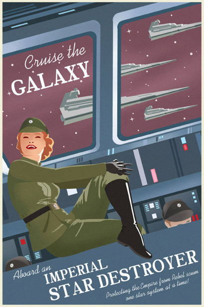 darth-lumines:Star Wars Propoganda Posters // by Steve Thomas