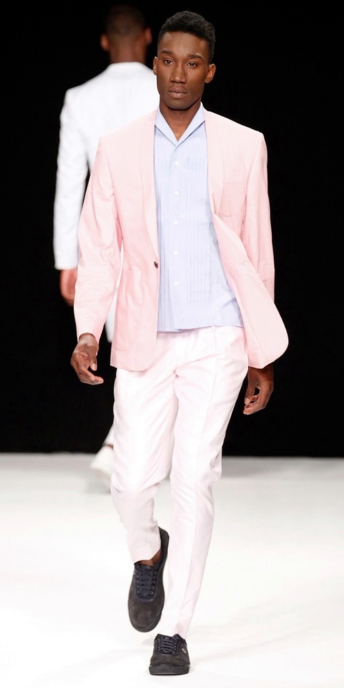  Nathan Stewart-Jarrett for Spencer Hart Spring/Summer 2014   this is great and all,