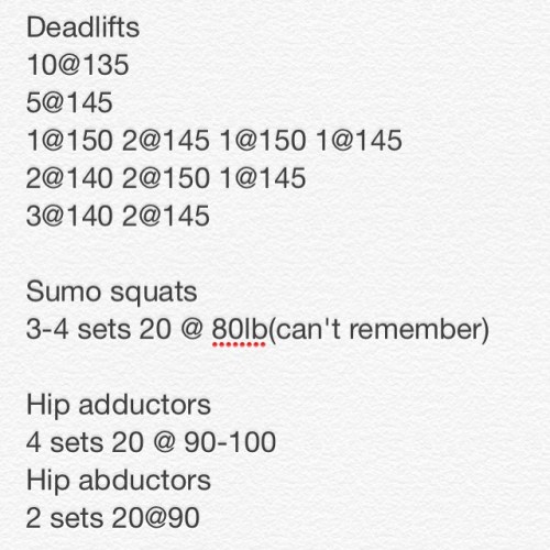 Olympia must have inspired me Finally reached my summer goal of deadlifting 1.5x my body weight. 3 w