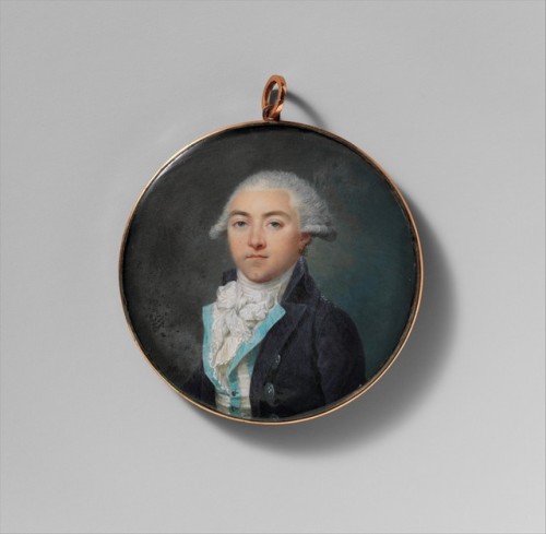 met-european-paintings: A Man with the Initials JD by Villers by European Paintings Medium: IvoryGift of Mrs. Louis V. Bell, in memory of her husband, 1925 Metropolitan Museum of Art, New York, NY 