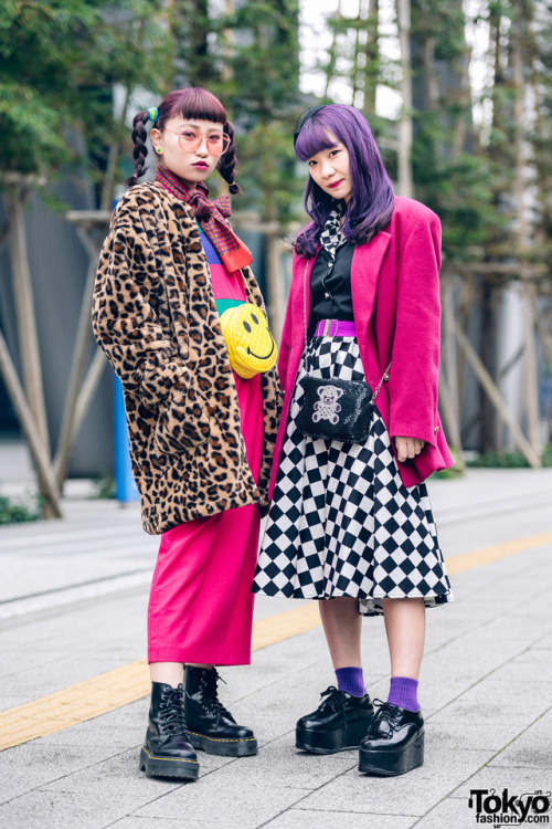 tokyo-fashion - Japanese fashion college students Reiri and...