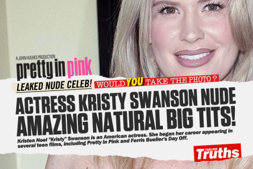 (via Leaked New Celeb! American Actress Kristy Swanson Totally Nude At Home (Great Tits))