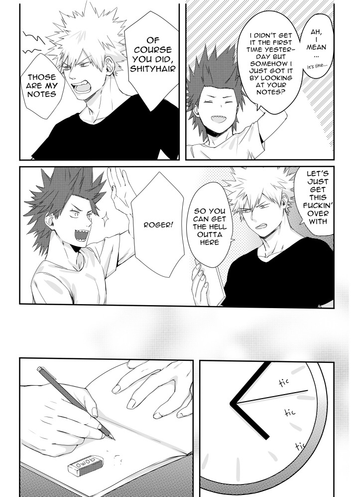 0u0b:My doujin piece for UNBREAKABLE @kiribakufanzine! Thanks to everyone who bought