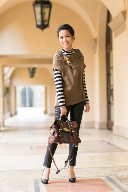 Earth Tones :: Layered tops & Quilted details asian, pumps, peep toe from HeelsFetishism