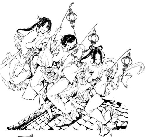 memeppoi:  organ70: “モブキャラのペン入れ、何故かトップレス https://t.co/gOUL5tLeM1”
