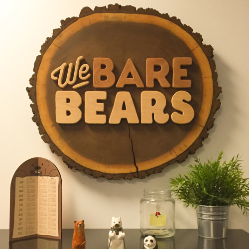 XXX We Bare Bears wood carving by @kylerspears photo