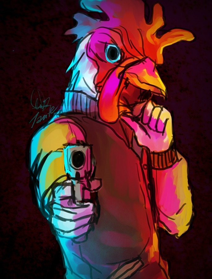 jantelaw:  crazy colours sloppy doodle