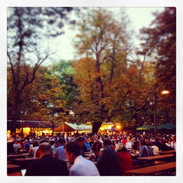 last summerday #augustiner #biergarten #munich #münchen #summer #beergarden (hier: Augustiner Bierkeller)