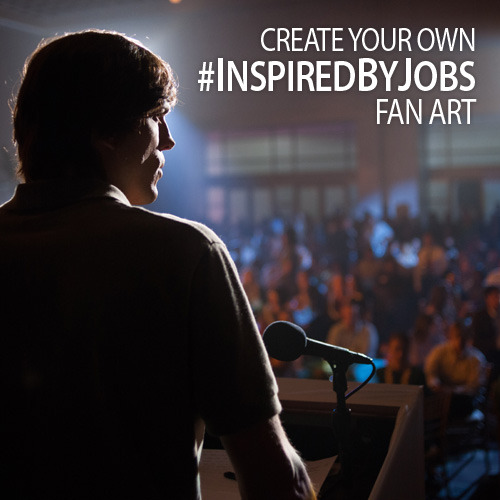 How are you #InspiredByJobs? Create your own inspirational fan art showing how Jobs has inspired you