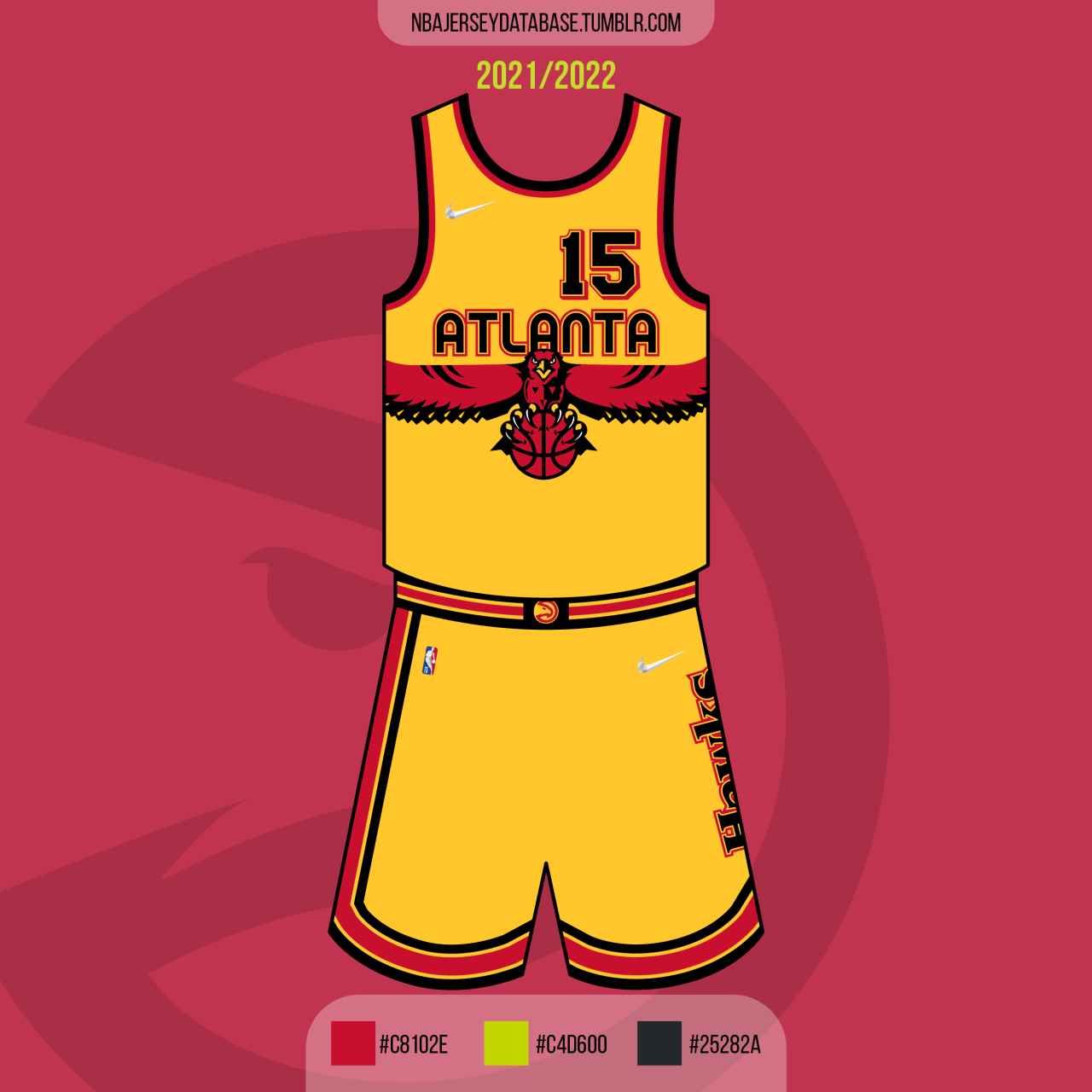 NBA Jersey Database, Atlanta Hawks City Jersey 2020-2021