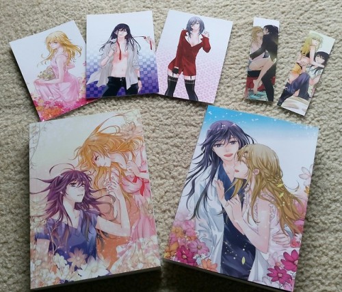 Finally I picked up my long awaited manga pack! It felt like yuri christmas! <3<3<3