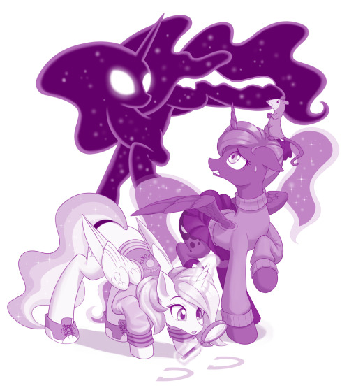 Celestia and Luna: Alicorn Investigators(Wanted to revisit one of the pictures from the last Artist 