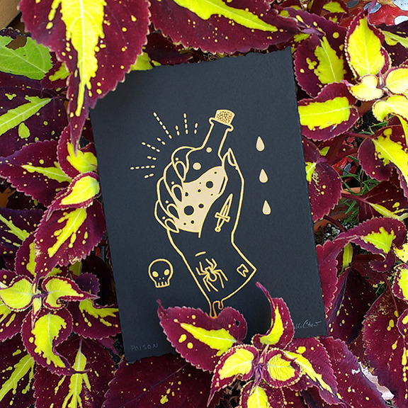 lordofmasks: Inktobers 1−6 ✨✨✨ Painting a bunch of gold hands for this year’s