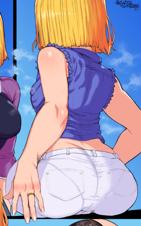 thee amazing….uh hm “assets” of android 18~ 