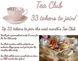 erryn-embers:  Introducing Tea Club! Tip now for your invite and access to the naughty Skype party afterwards!