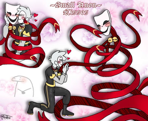 *drops To One Knee In Front Of Carnival!Gangle And Gives Her A Kiss On The Back Of One Of Her Hand Ribbons,