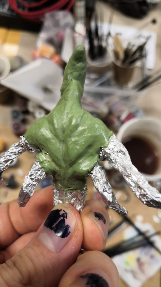 Got A Violent Urge To Do Some Sculpting So I Got To Work On A Daemon Prince Of Slaanesh.