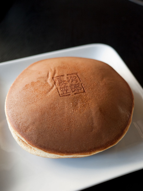 Dorayaki (どら焼き, どらやき, 銅鑼焼き, ドラ焼き) is a type of Japanese confection, а red bean pancake which consist