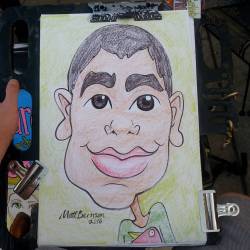 Doing caricatures at Dairy Delight! #caricature #art #drawing #artstix #caricaturist #artistsoninstagram #artistsontumblr  (at Dairy Delight Ice Cream)