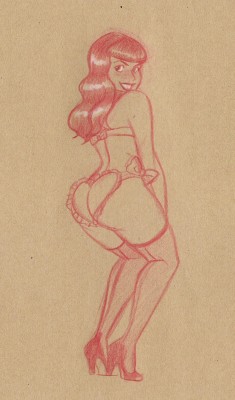 melivillosa:    Bettie Page by Melissa Ballesteros