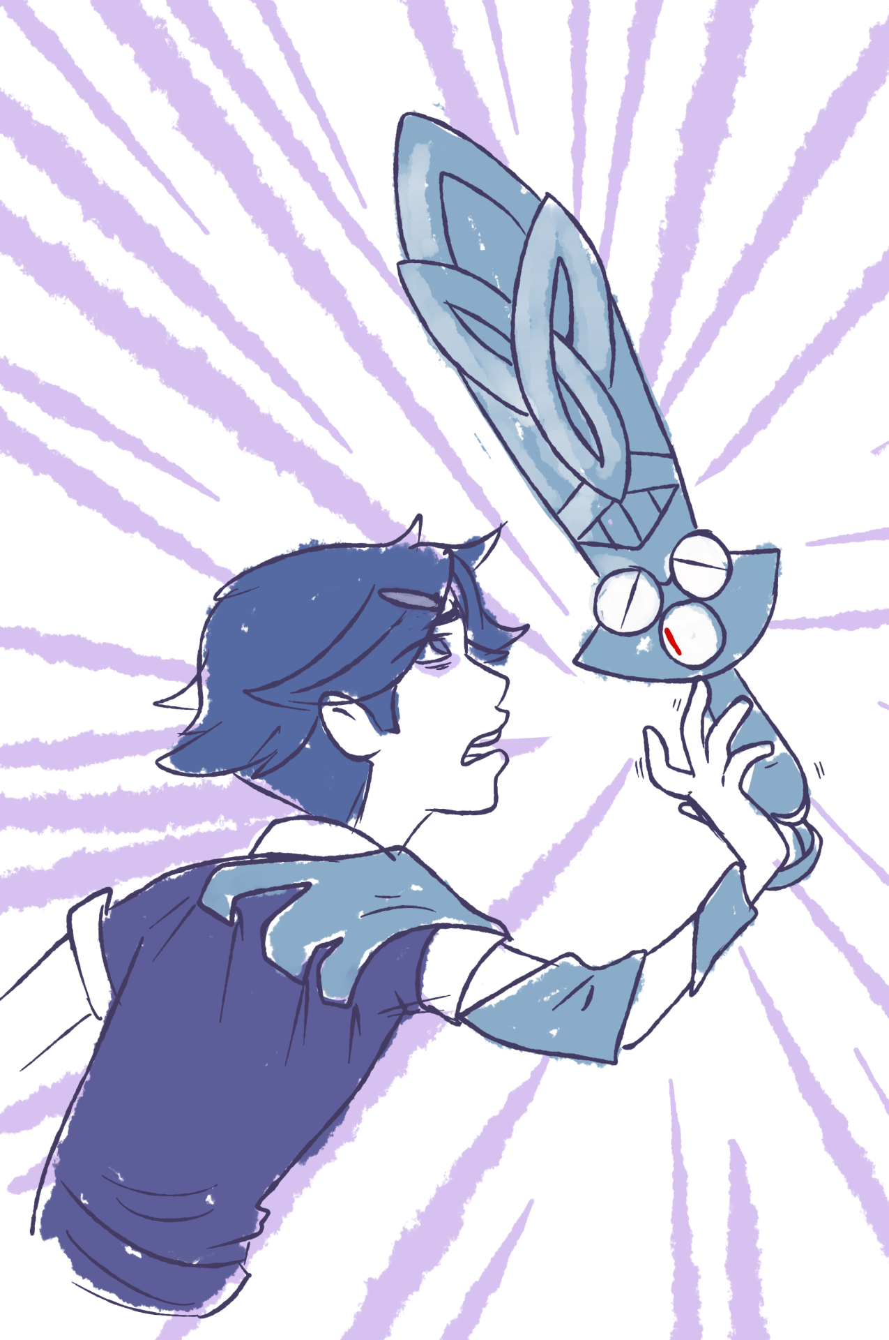 soup-du-silence:  my boy at various ages with ghosts because I should be doing the
