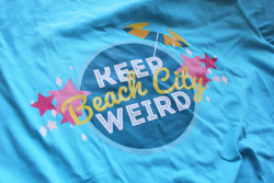 geek-studio:  New! Keep Beach City Weird Shirt in Unisex and Slim FitKeep watch for the sneople (snake people) who control the government and keep Beach City weird!