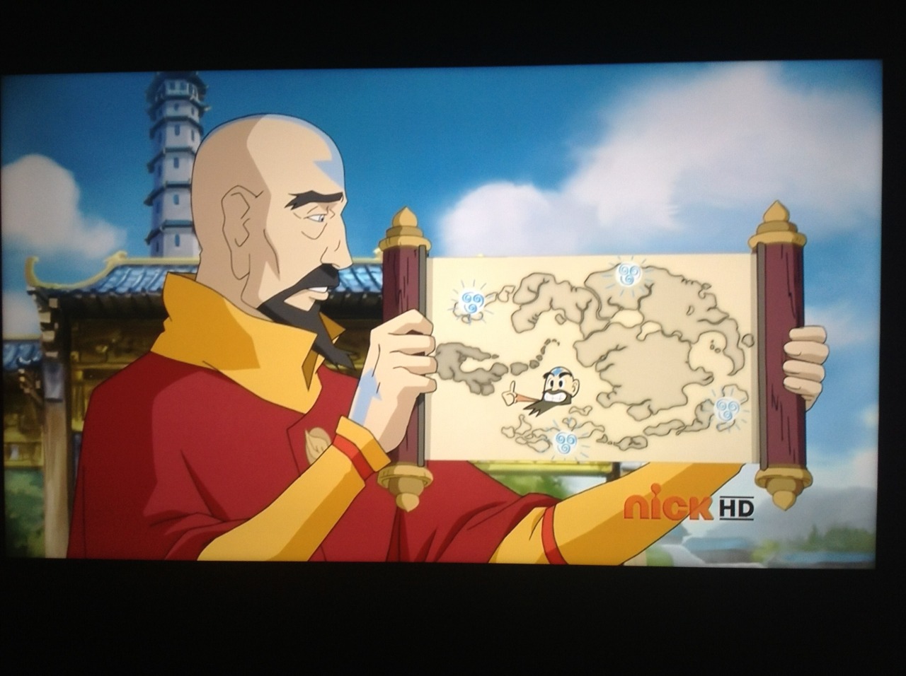 fanandboomerang:    #guess who has uncle sokka’s art skillz            