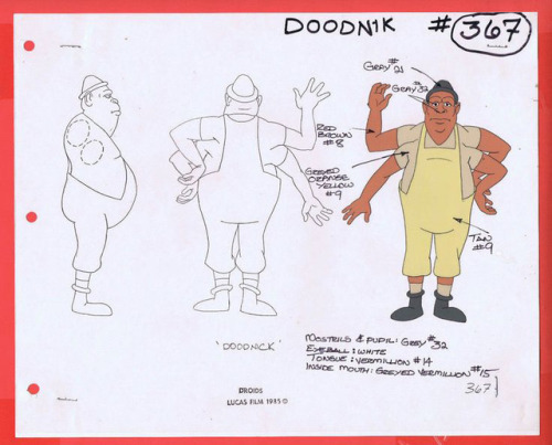talesfromweirdland:Model sheets and other production artwork from the 1980s animated series, Star Wa