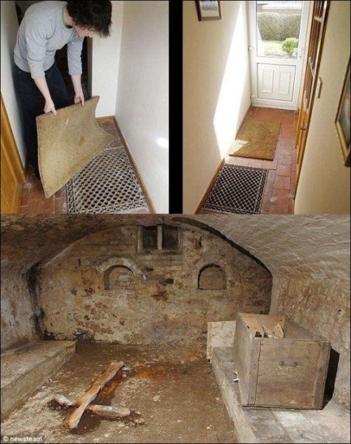 How would you like to find a Creepy Hidden Room in your House with blood stains?
