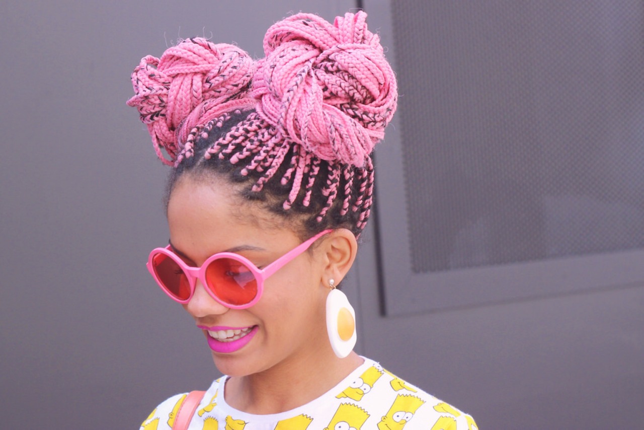 blackhipstergirly:  melaninist:  Pink and red hair on black women ❤️💗  😍😍
