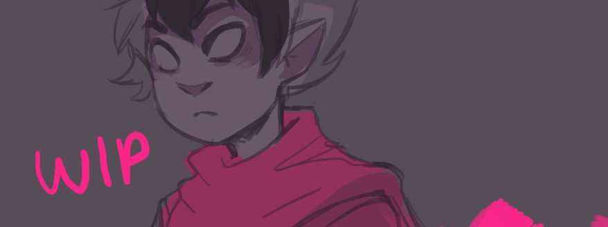 eyyy I’m gonna be livestreaming for a bit while I finish a Karkat commission and