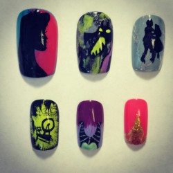 nailsbykaty:  Sleeping Beauty nails made for sometime on my Etsy!