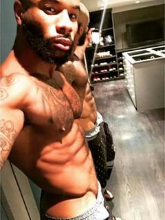 dominicanblackboy:  Sexy tatted hotboy Ivanie Murphy cute muscle tatted ass!😍  Sexy brother  mmm