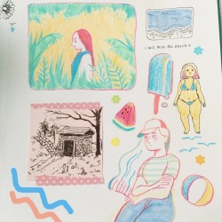 Corrah:   End Of Summer Doodles 