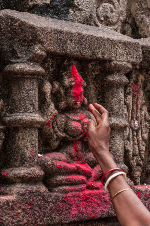 At Kamakhya temple , Assam