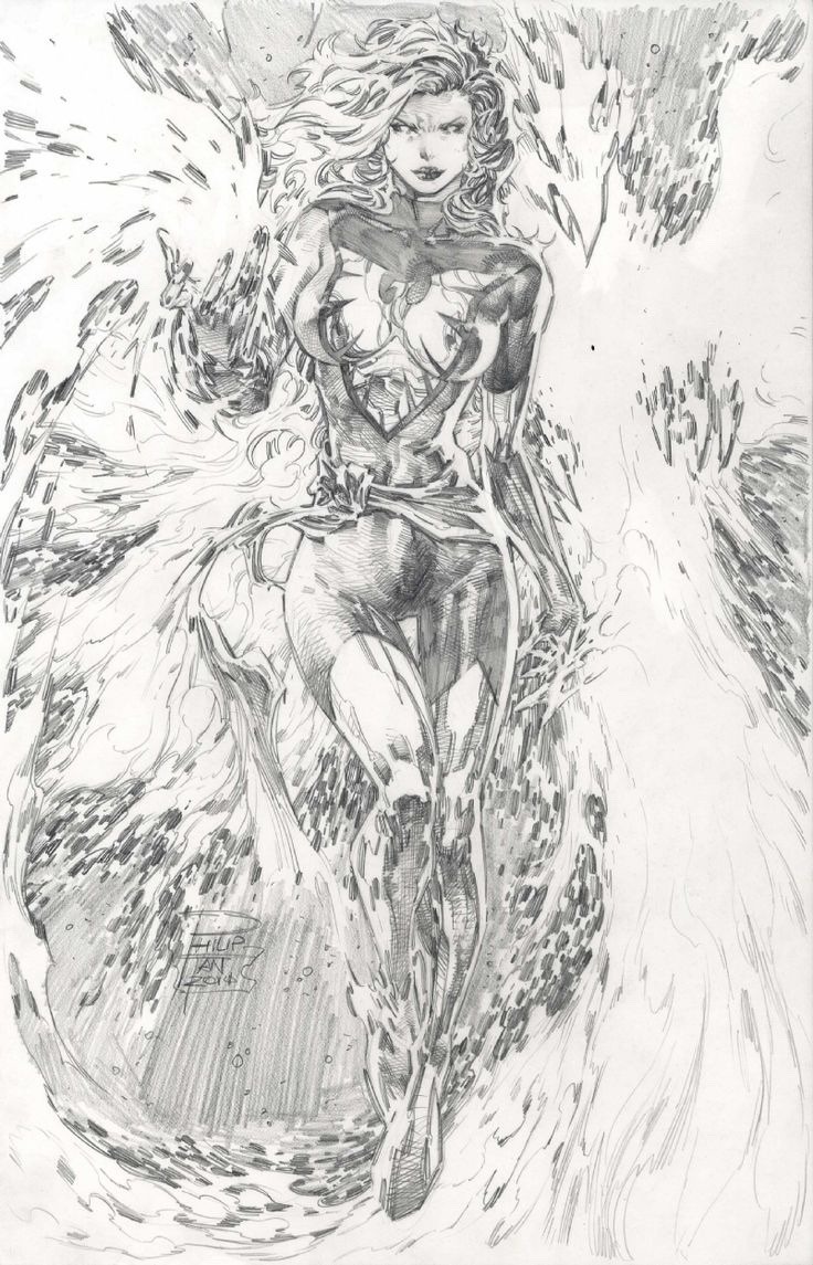ungoliantschilde:  some commissioned pencil pinups by Philip Tan.