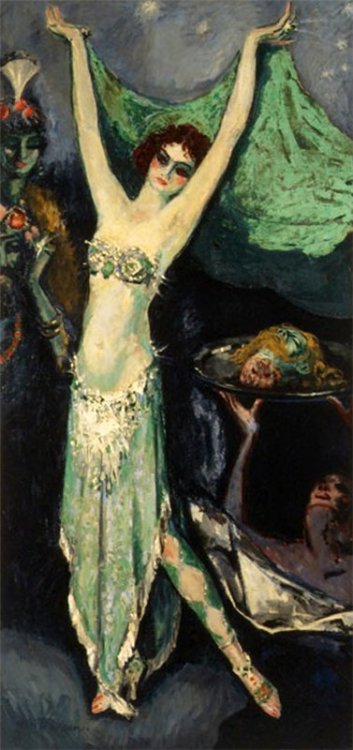 “Mademoiselle Geneviève Vix dans le rôle de Salomé” by Kees Van Dongen, 1920