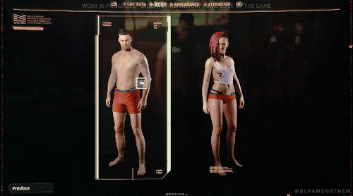 wolfamongthem:Cyberpunk 2077 | CHARACTER CREATION SYSTEMIn Night City, looks are everything.