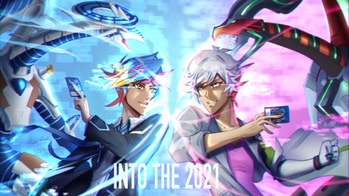 Into the 2021!  #CLIPSTUDIOPAINT #yugioh #遊戲王 #了見 #datastorm #了遊 #遊作