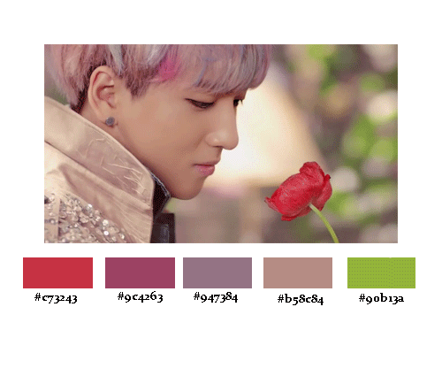 kweenjinyoung:  B1A4 + Color Palettes [inspired by x] 